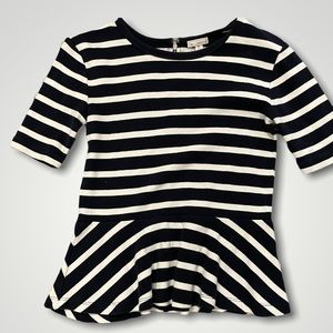 Gap Striped Peplum Top